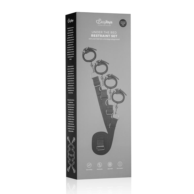 Under Mattress Restraint Set - Black