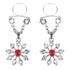 Ruby and Diamond Star Nipple Jewellery - Red