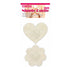 Lace Heart and Flower Nipple Pasties Twin Pk - Nude