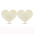 Lace Heart and Flower Nipple Pasties Twin Pk - Nude