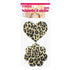 Leopard Sexy Nipple Pasties Twin Pk - Brown