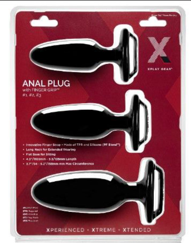 Xplay Finger Grip Plug Starter Kit  - Black