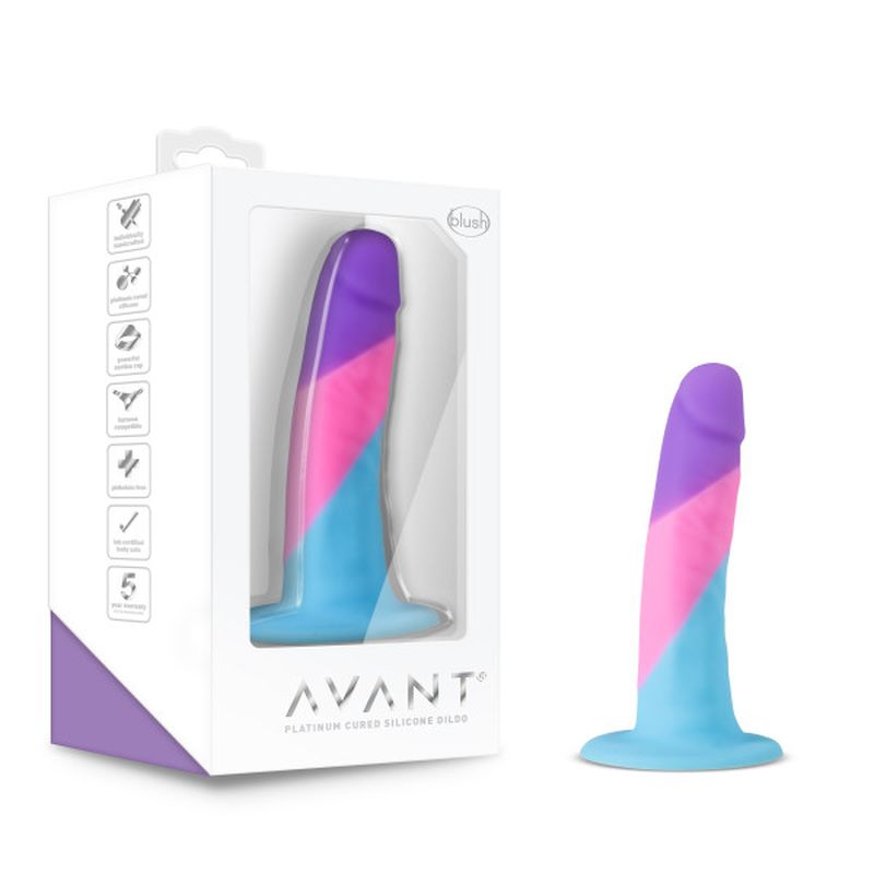 Avant D15 Vision of Love Silicone Dildo  - Turquoise