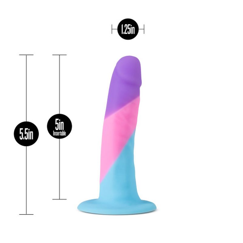 Avant D15 Vision of Love Silicone Dildo  - Turquoise