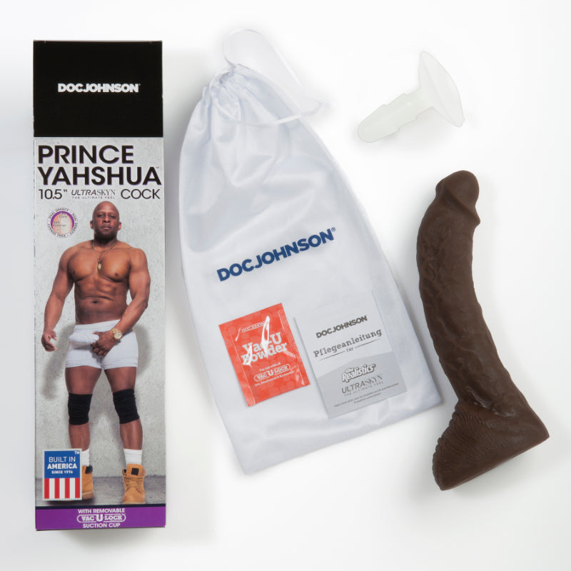 Prince Yahshua Vac-U-Lock Compatible Suction Cup Choc - Brown