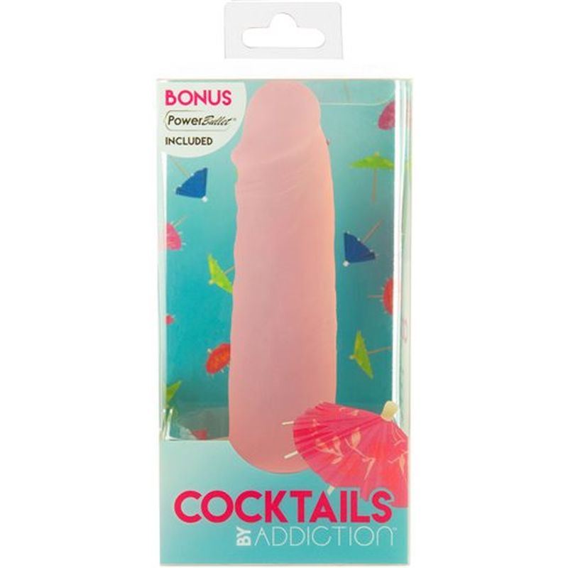 Cocktails Dildo Peach Bellini 5.5in - Peach