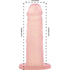 Cocktails Dildo Peach Bellini 5.5in - Peach