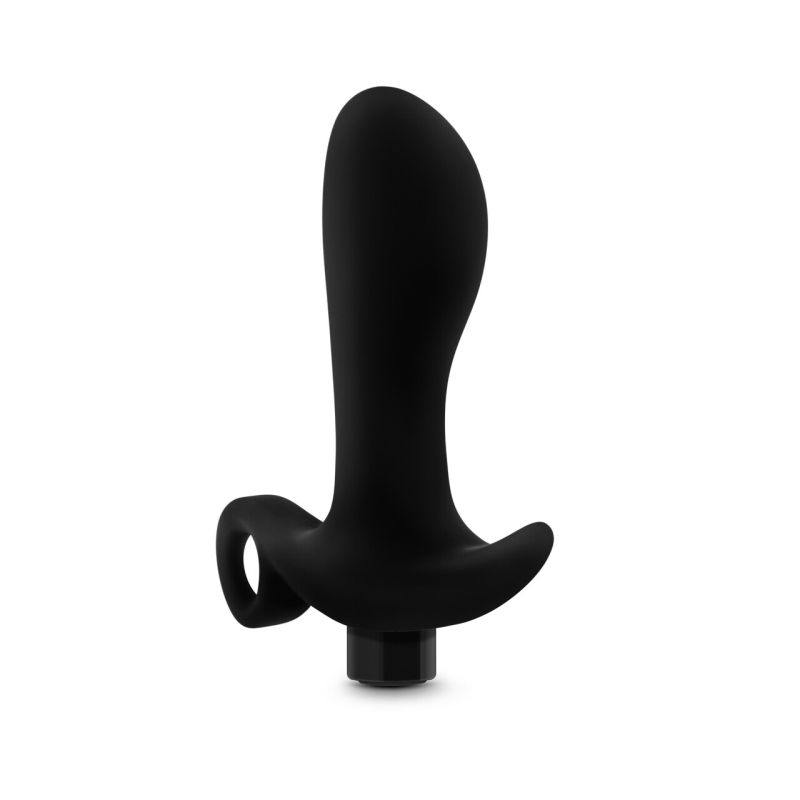 Anal Adventures Platinum Silicone Prostate Massager 01 - Black