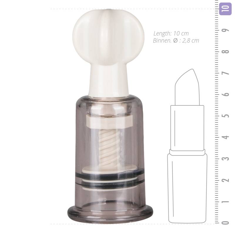 Nipple and Clit Suckers Small 2 Pc - Clear