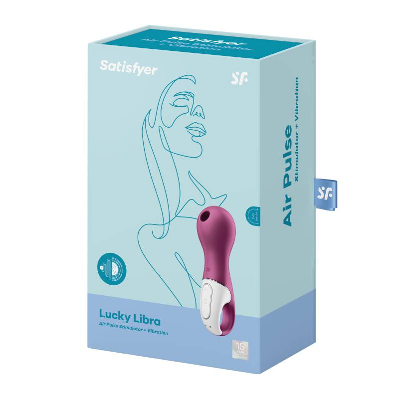Satisfyer Libra Air Wave Vibrator - Raspberry