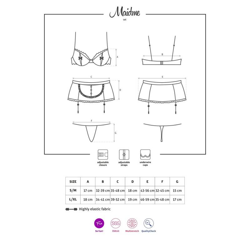 Maidme Set 5 Pc - Black