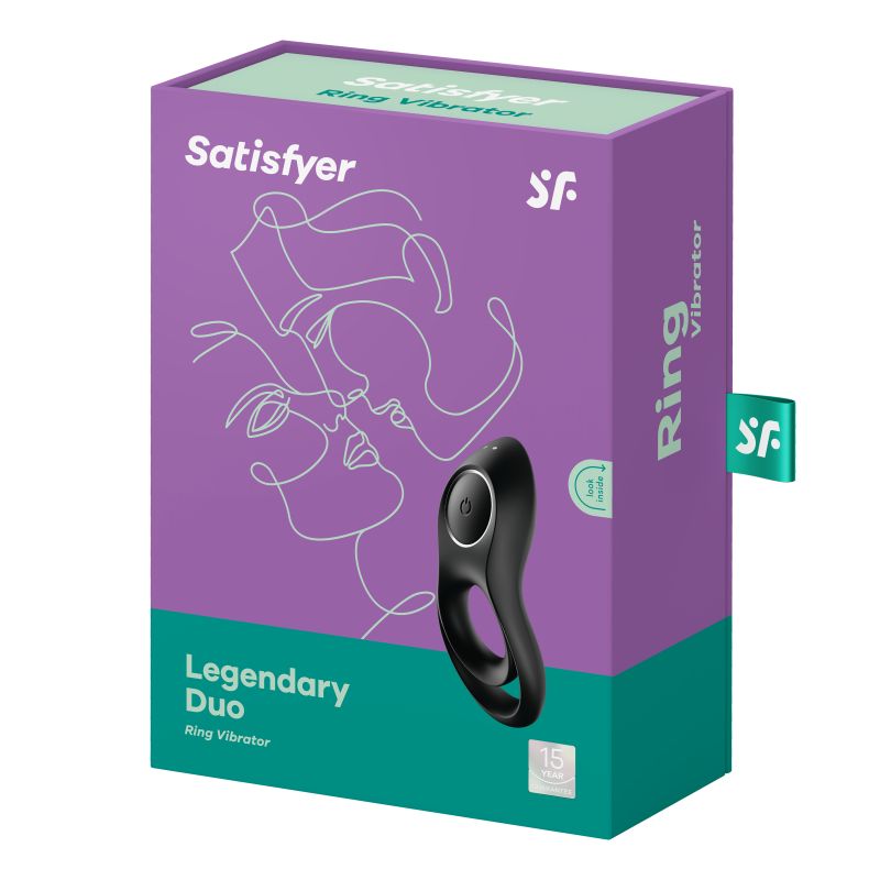 Satisfyer Legendary Duo Cockring - Black