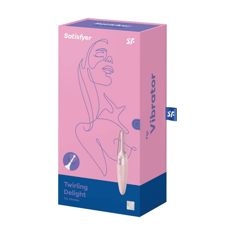 Satisfyer Twirling Delight Tip Stimulator Rose  - Pink