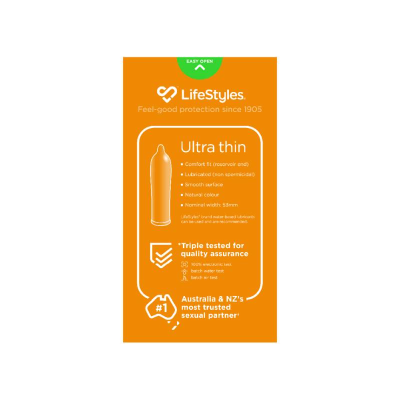 LifeStyles Ultra Thin Condoms 20