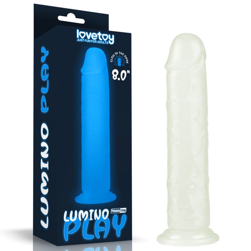 Lumino Play Dildo 8in - Clear