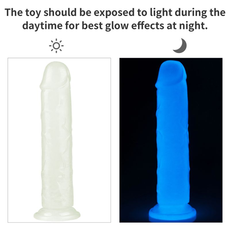 Lumino Play Dildo 8in - Clear