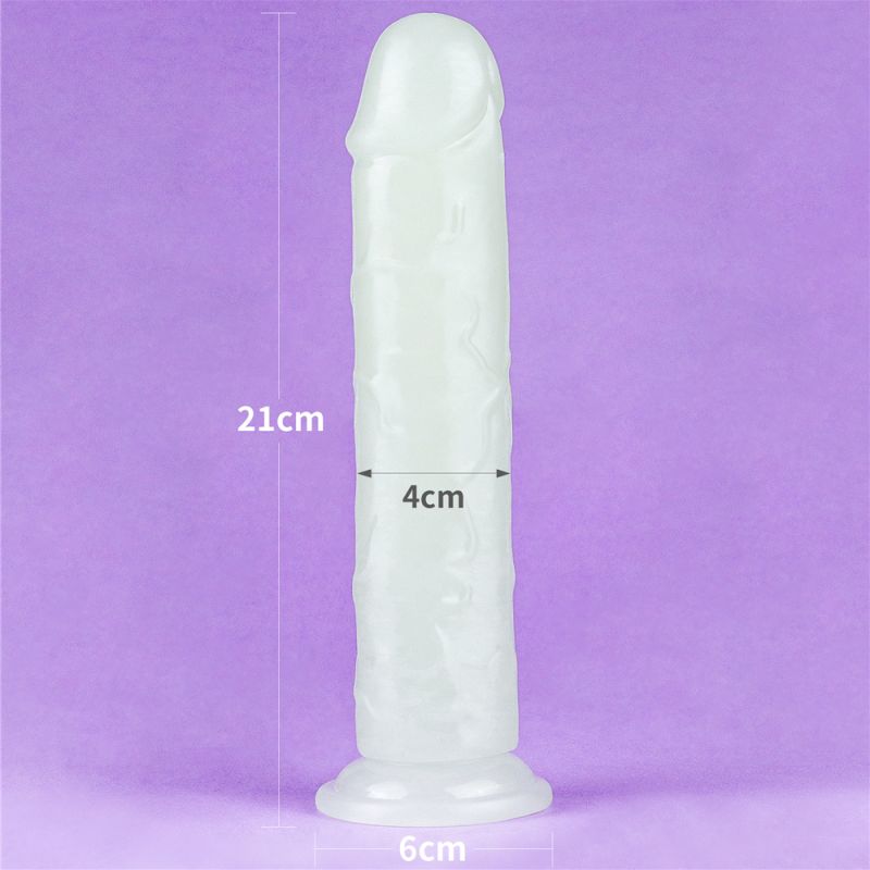 Lumino Play Dildo 8in - Clear