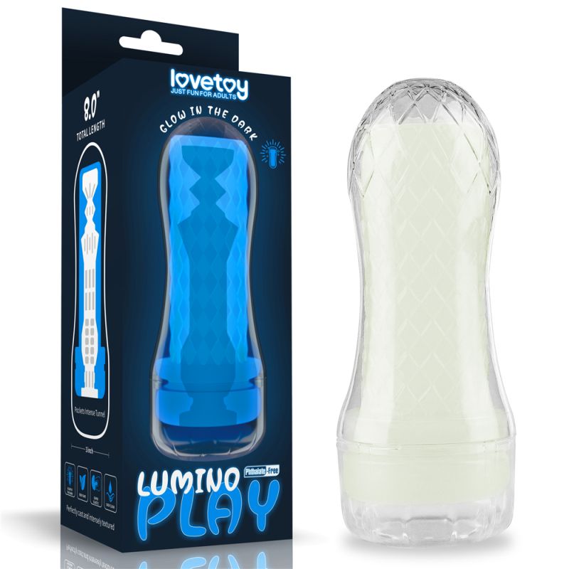 Lumino Play Pocket Masturbator  - Clear