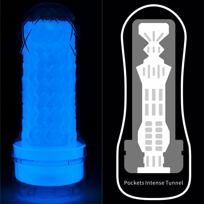Lumino Play Pocket Masturbator  - Clear