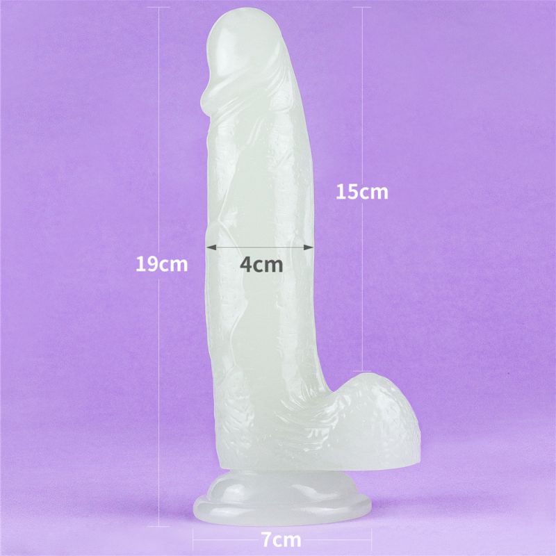 Lumino Play Dildo 7.5in - Clear