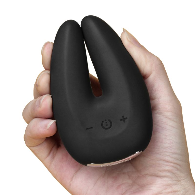 O Sensual Rapture Dual Motor Clit Massager Vibrator - Black