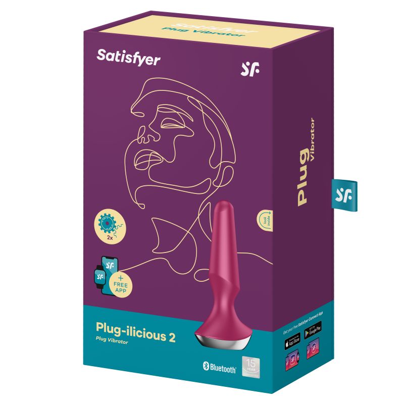 Satisfyer Plug-ilicious 2 Berry - Red