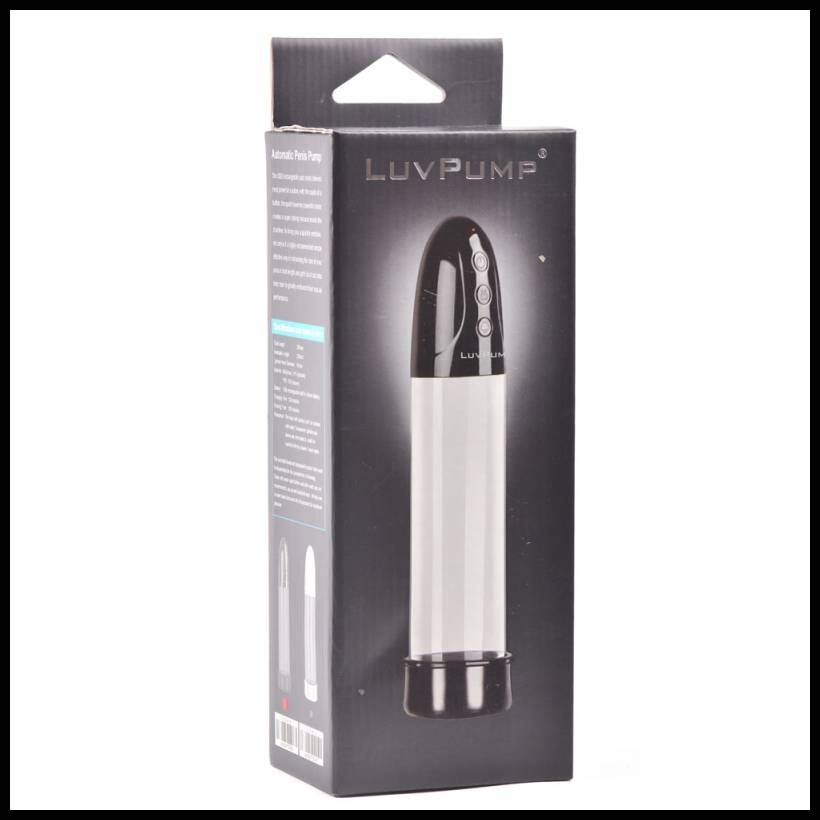 Premium Rechargeable Suction Penis Pump with Sleeve and Donut - Black