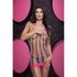 Rainbow Lace Mini Dress - Rainbow