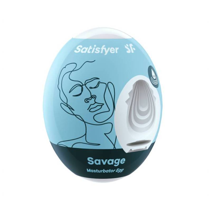 Satisfyer Masturbator Egg Savage - Blue