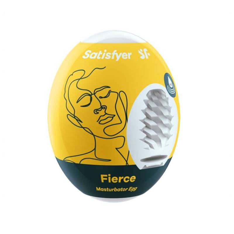 Satisfyer Masturbator Egg Fierce - Yellow