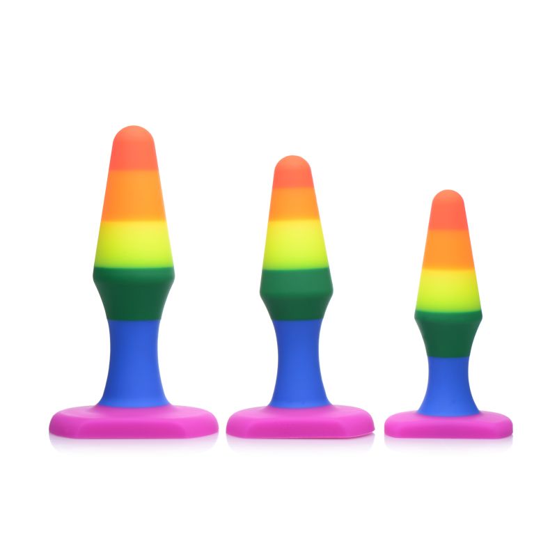Rainbow Ready Anal Trainer Set - Rainbow