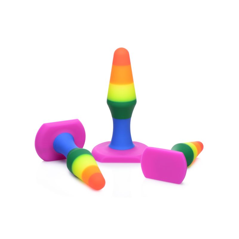 Rainbow Ready Anal Trainer Set - Rainbow