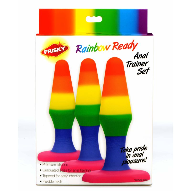Rainbow Ready Anal Trainer Set - Rainbow