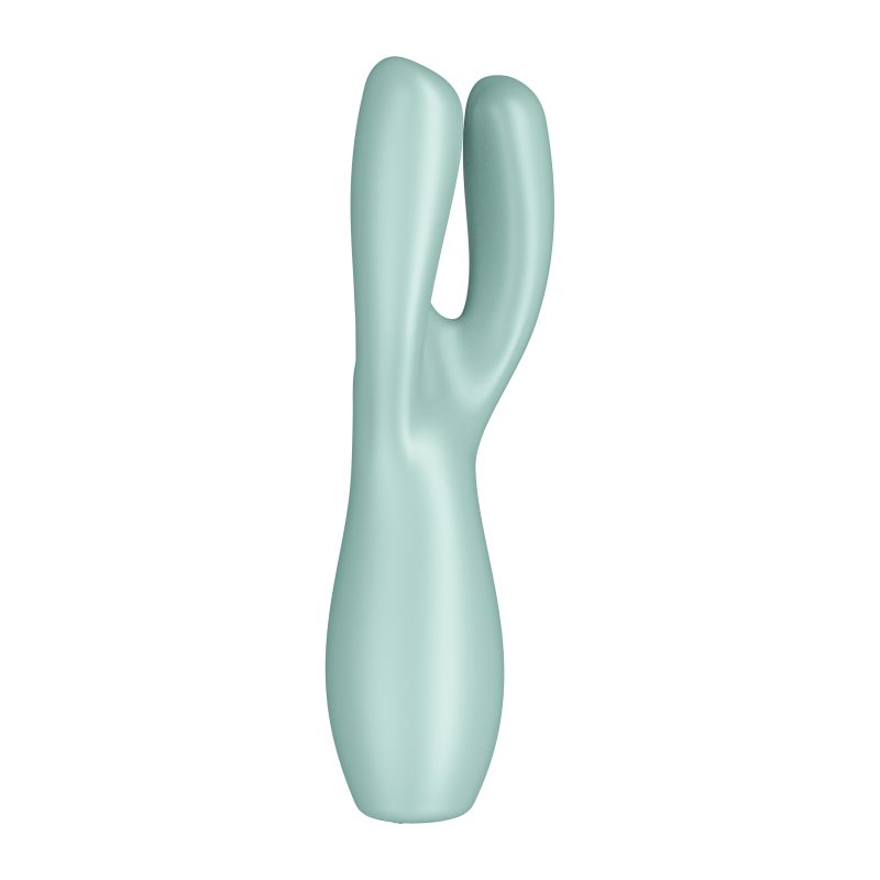 Satisfyer Threesome 3 Layon Vibrator Mint - Green