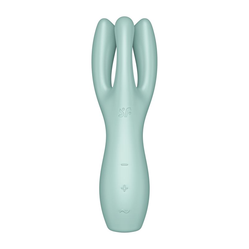 Satisfyer Threesome 3 Layon Vibrator Mint - Green