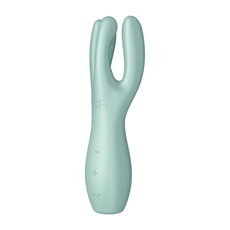 Satisfyer Threesome 3 Layon Vibrator Mint - Green