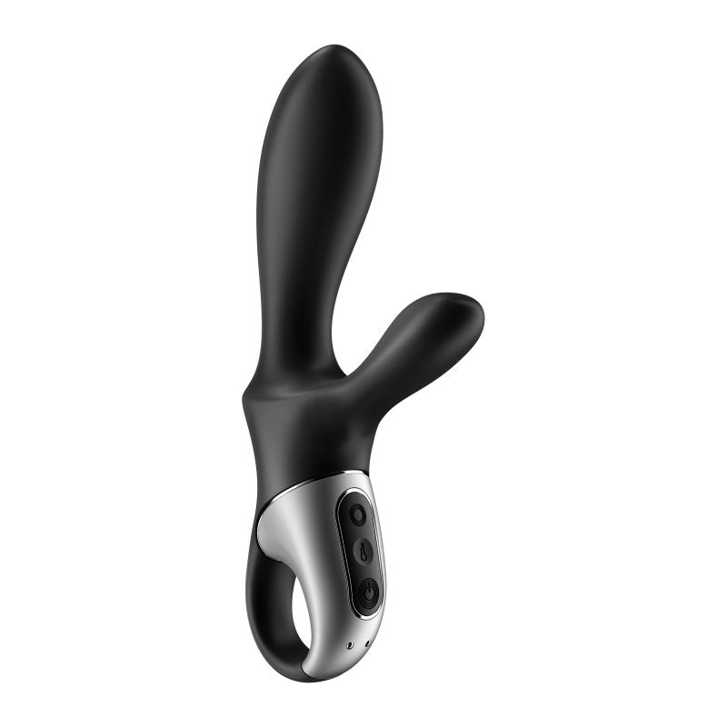 Satisfyer Heat Climax Plus Connect App Warming Anal Vibrator - Black