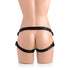 Seducer 7" Silicone Dildo w Harness Flesh - Flesh