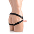 Seducer 7" Silicone Dildo w Harness Flesh - Flesh