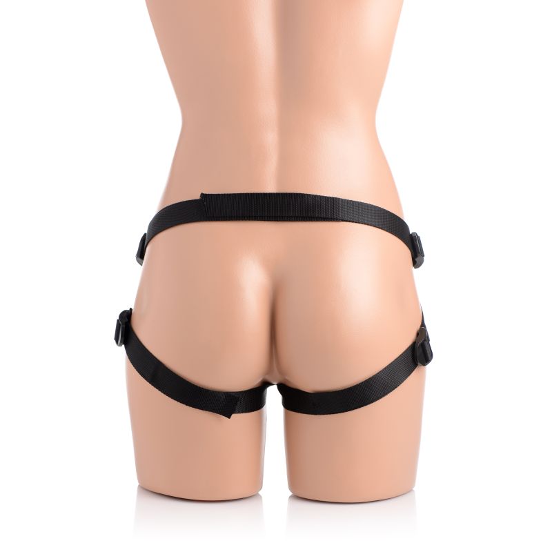 Charmed 7.5in Silicone Dildo w Harness Flesh - Flesh