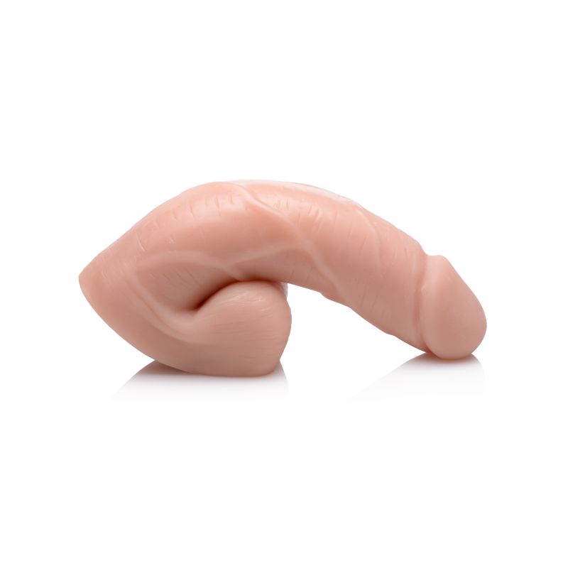 Large Bulge Soft Packer Dildo Light Skin Tone - Flesh
