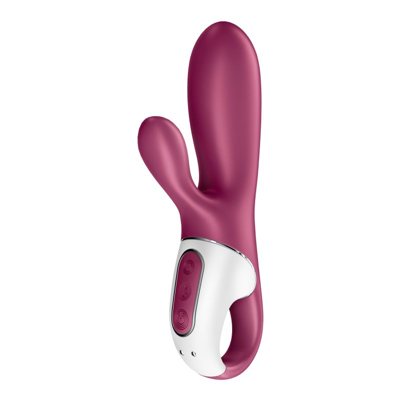 Satisfyer Hot Bunny Connect App Warming Vibrator - Burgundy