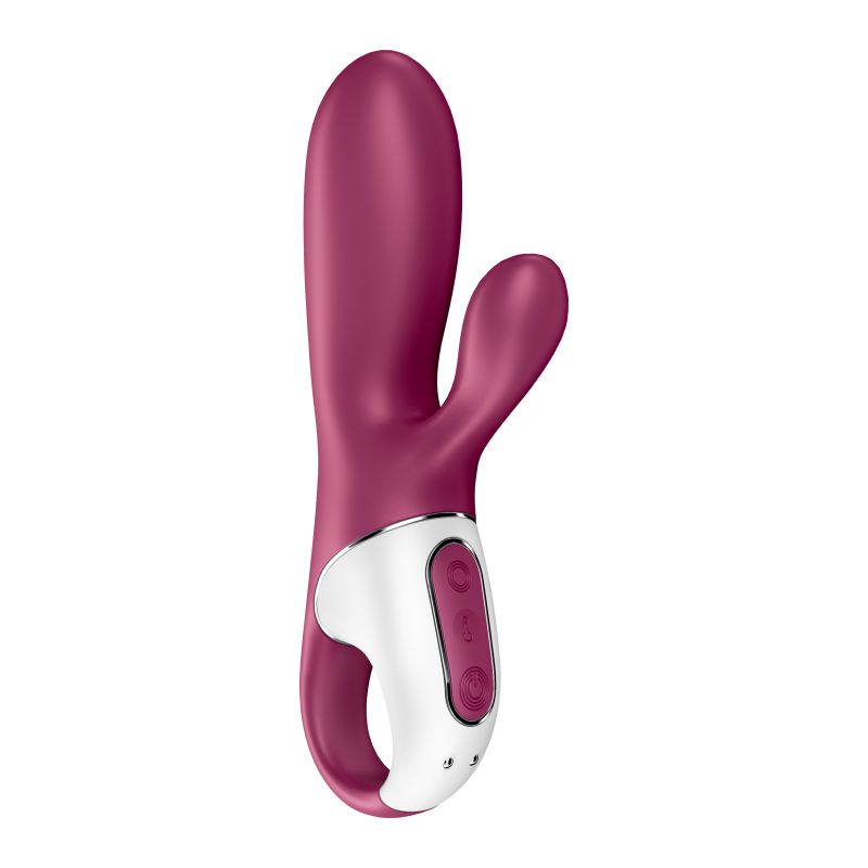Satisfyer Hot Bunny Connect App Warming Vibrator - Burgundy