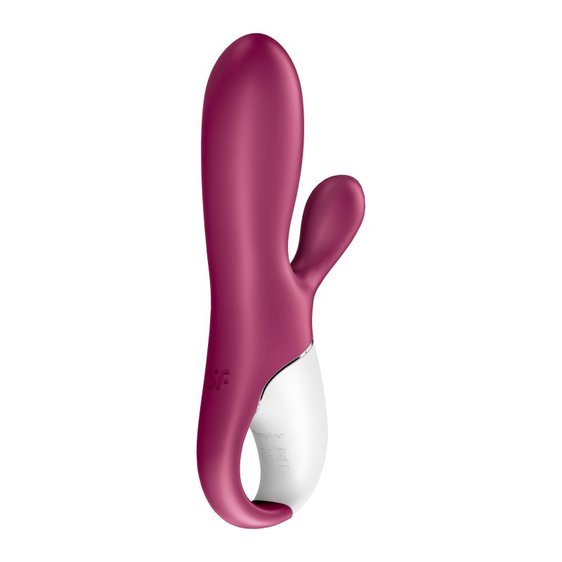 Satisfyer Hot Bunny Connect App Warming Vibrator - Burgundy