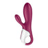Satisfyer Hot Bunny Connect App Warming Vibrator - Burgundy
