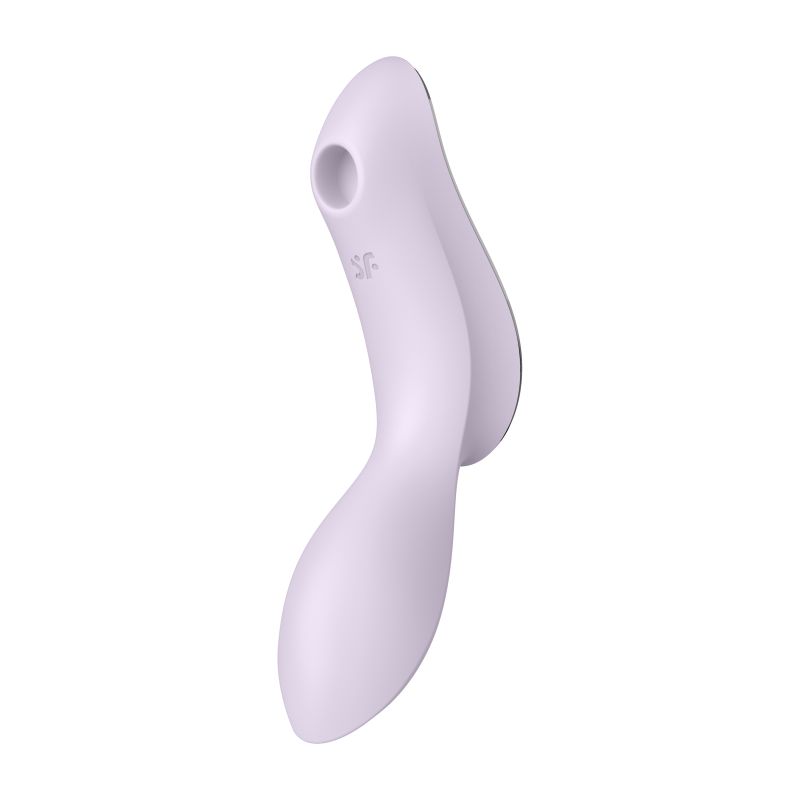 Satisfyer Curvy Trinity 2 Insertable Air Pulse Vibrator Violet - Violet