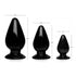 Triple Cones 3 Pc Anal Plug Set