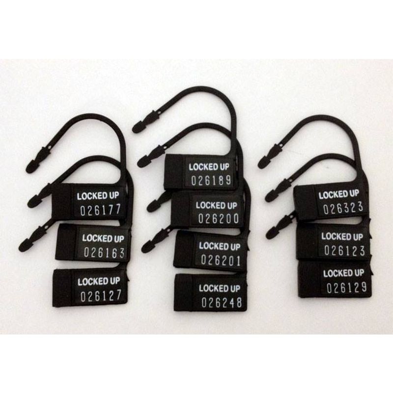 Cockcage Plastic Locks 10pc - Black