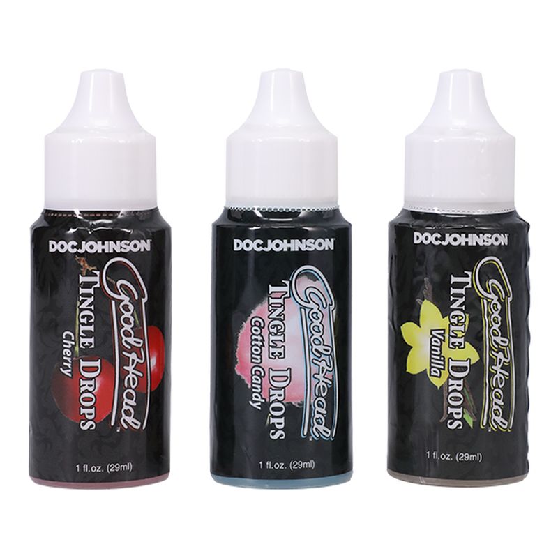 GoodHead Tingle Drops Cherry, Candy and Vanilla 3 Pc