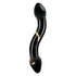 Secret Kisses Handblown Double Ended Dildo 7.5in - Black